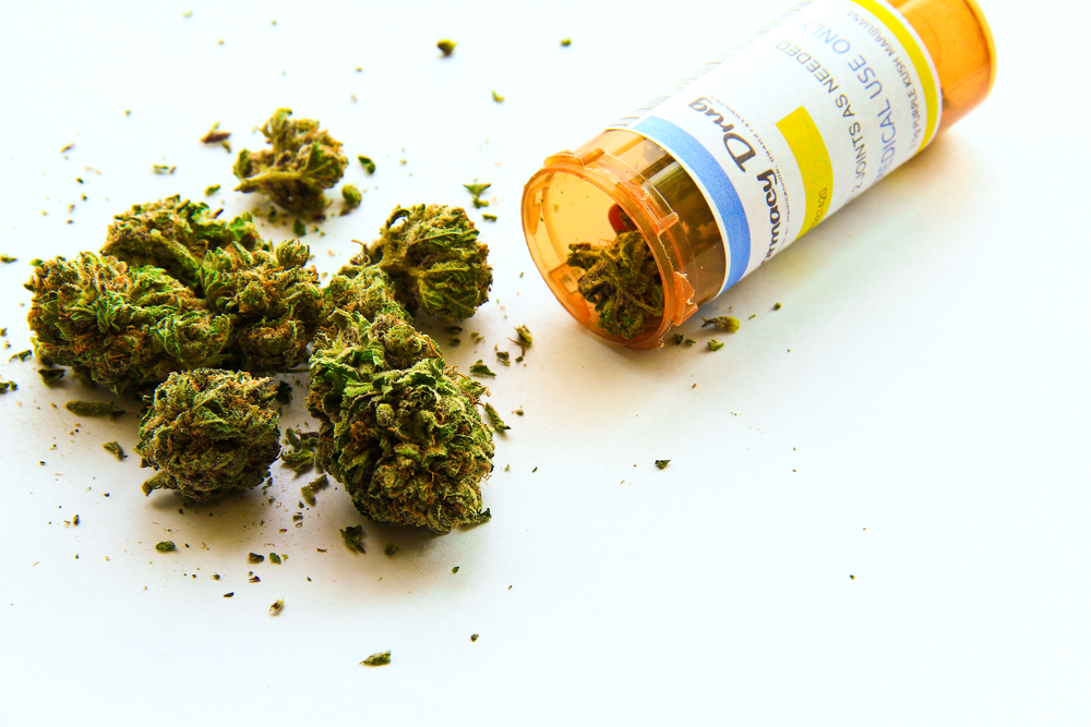 marijuana in a prescription bottle