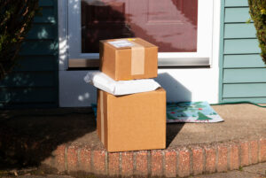 packages left on porch